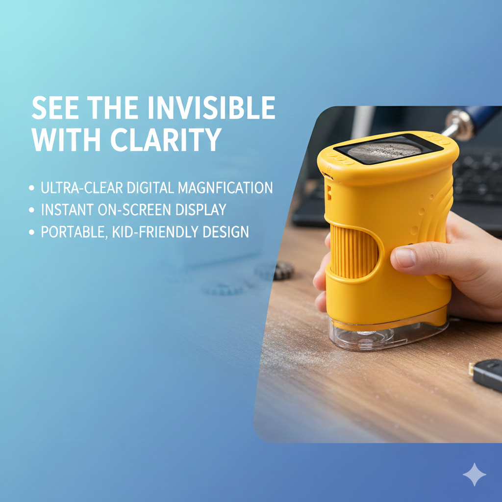 Curiosity Kit - Digital portable microscope